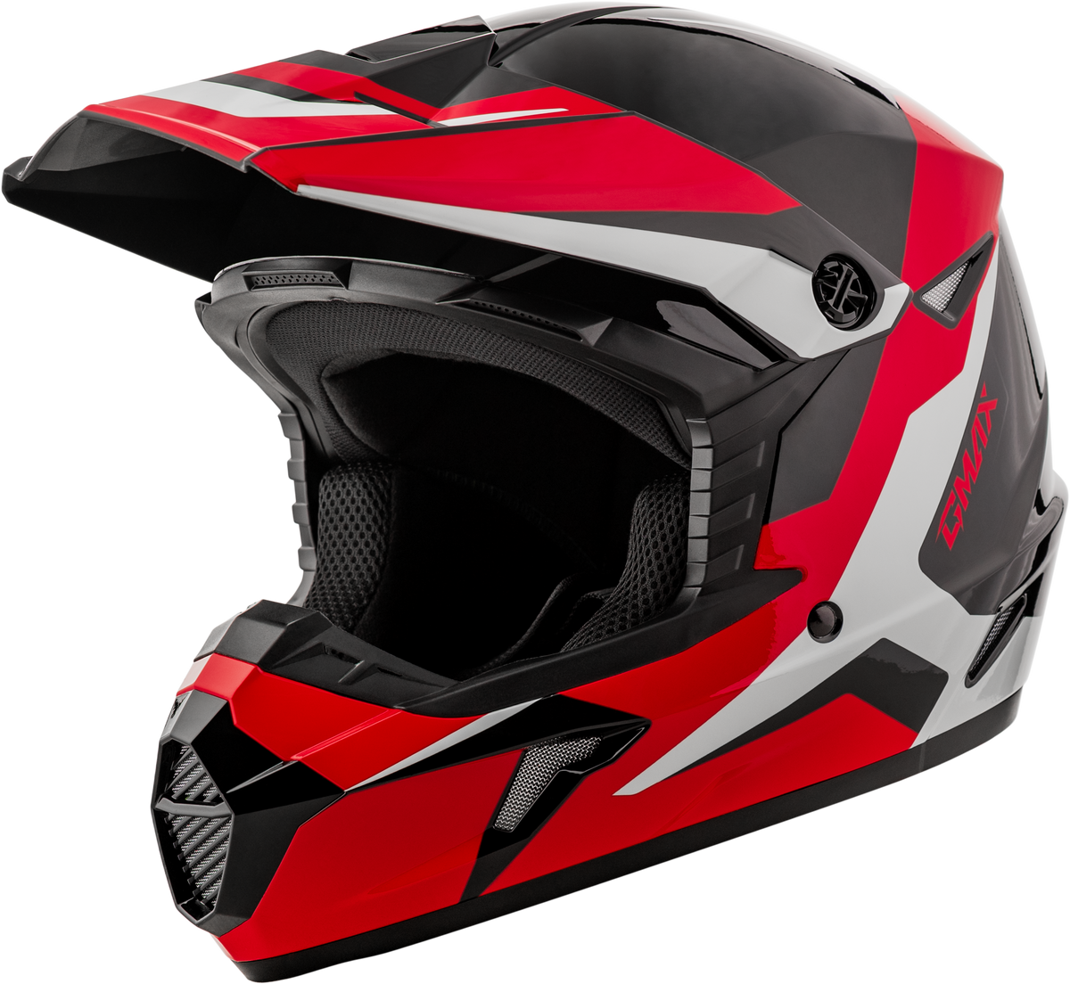 Youth Mx 46y Cyclus Helmet Black/Red Ym