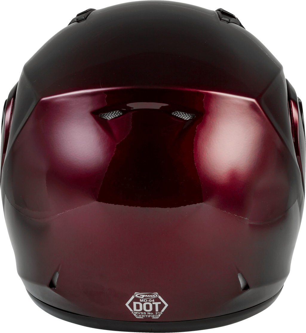 Md 04 Modular Helmet Wine Red Lg