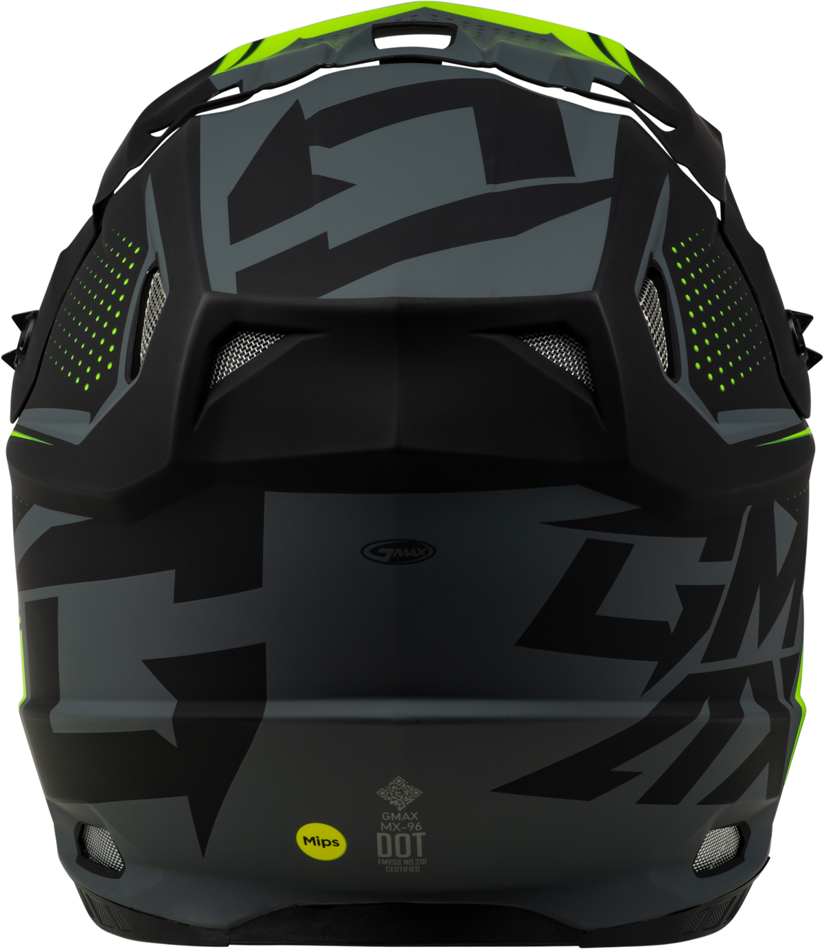 Mx 96 502 Helmet Matte Grey/Hi Viz 2x