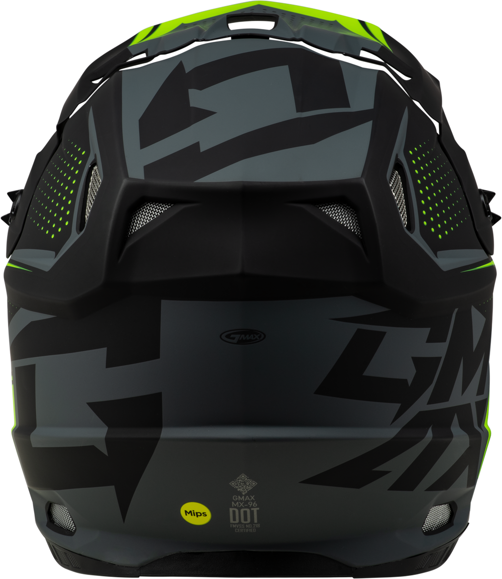 Mx 96 502 Helmet Matte Grey/Hi Viz Sm