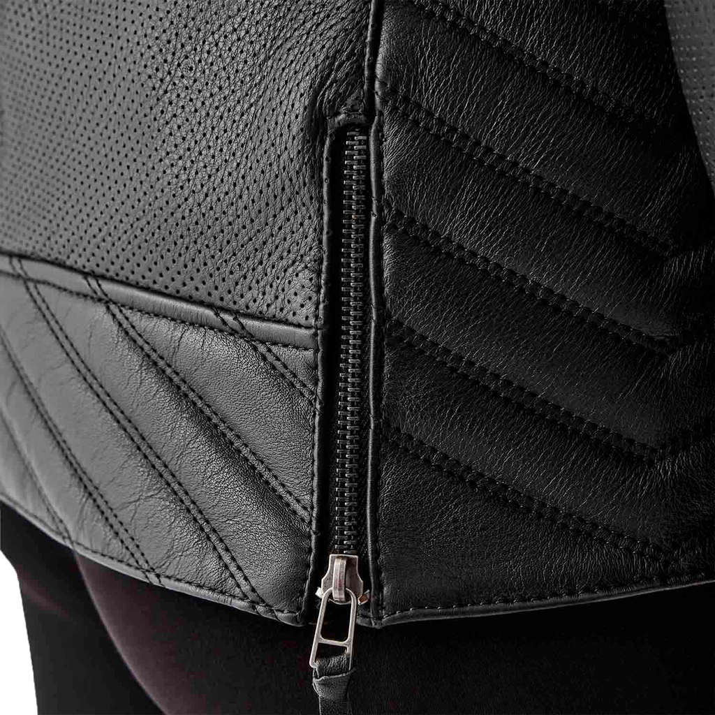 Womens Roadster Air D3o Jacket Black Leather Xs