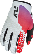 Youth Kinetic Gloves Grey/Red/Purple/Black Ys