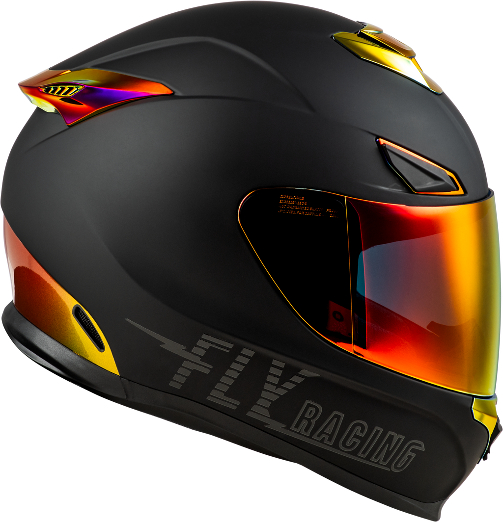 Sentinel Recon Helmet Matte Black/Fire Chrome Xs