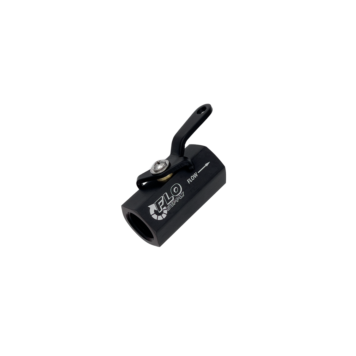 Flo Supply 3/8 NPT Inline Shut Off Valve - Female/Female
