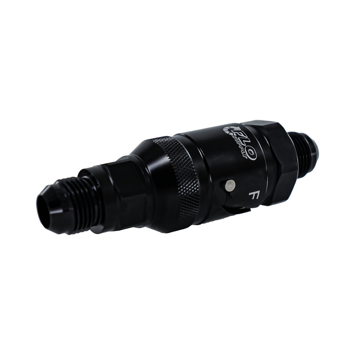 Flo Supply 10AN Fluid Line Quick Disconnect Fitting - Aluminum - FPM Seal