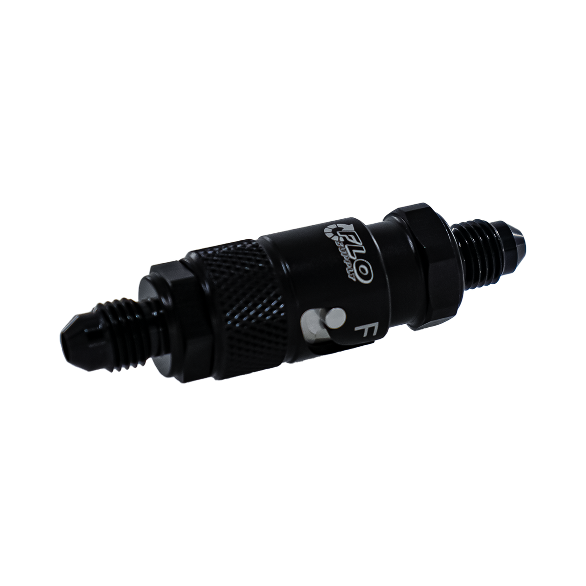 Flo Supply 4AN Fluid Line Quick Disconnect Fitting - Aluminum - FPM Seal
