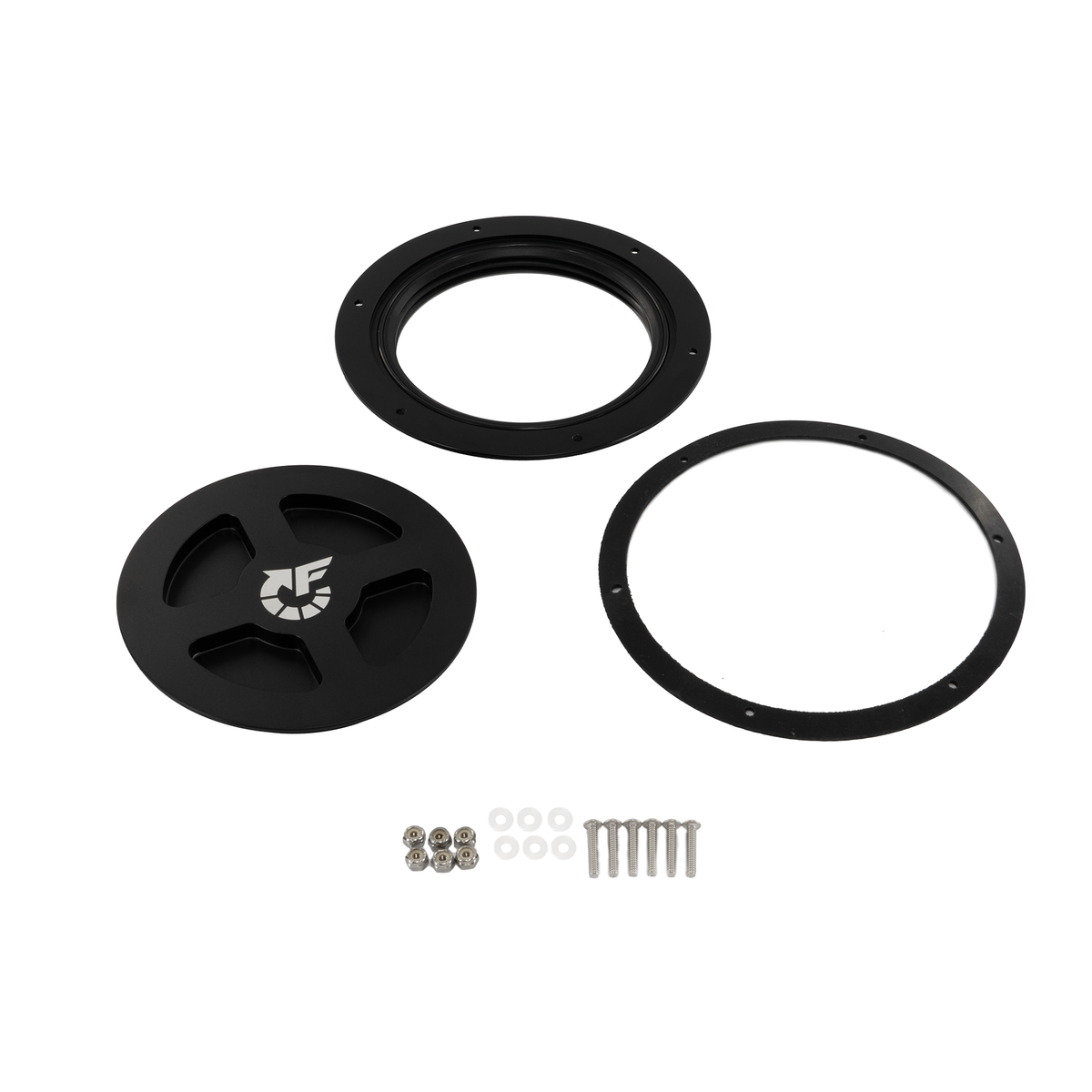 Flo Supply 6" Low Profile Billet Screw in Lid Assembly
