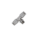 Flo Supply 1/4" Hose to 1/4" Hose 1/8 NPT" Male Run Tee Fitting
