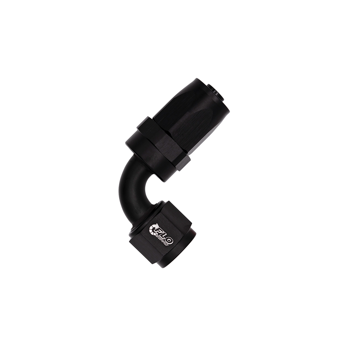 Flo Supply 6AN EZ Connect 90 Degree Swivel Hose End