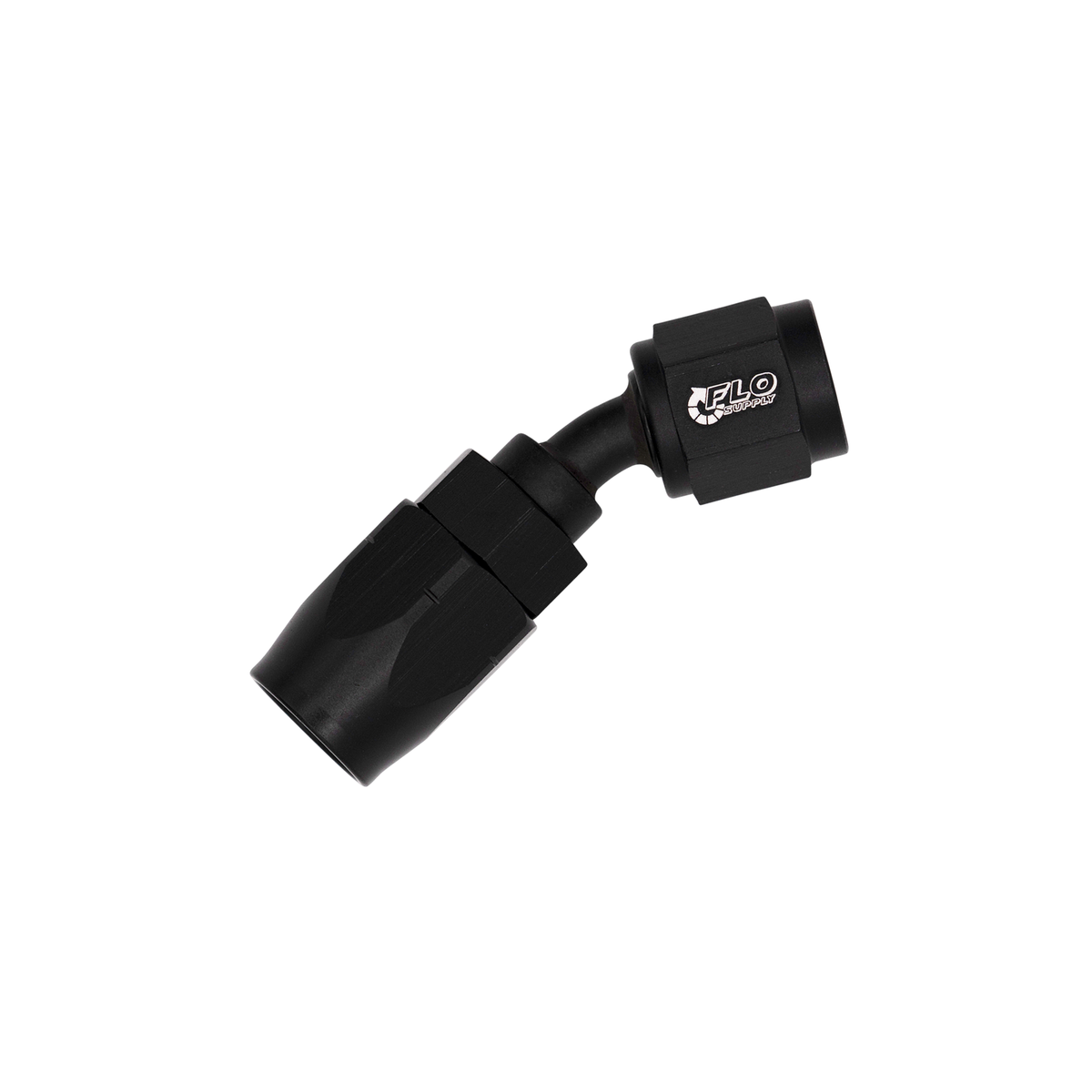 Flo Supply 8AN Cutter 30 Degree Swivel Hose End