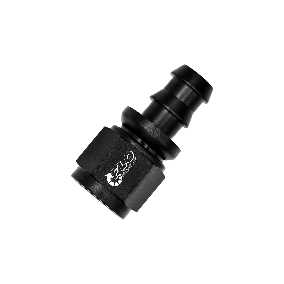 Flo Supply 6AN Push-On Straight Swivel Hose End