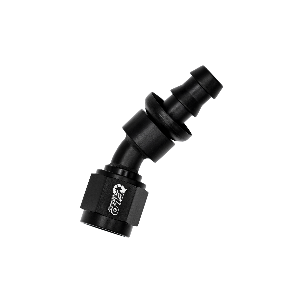 Flo Supply 12AN Push-On 30 Degree Swivel Hose End
