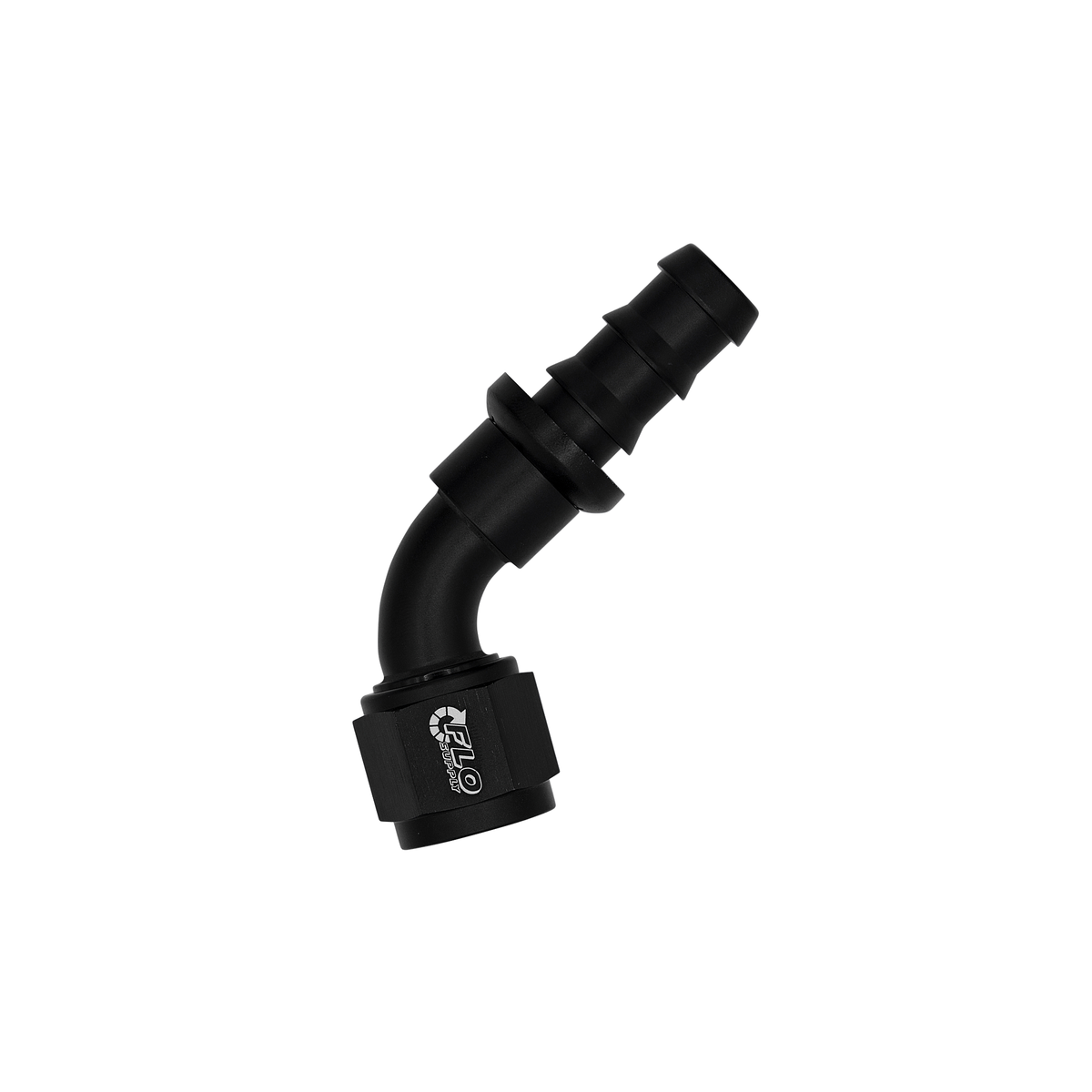Flo Supply 6AN Push-On 60 Degree Swivel Hose End