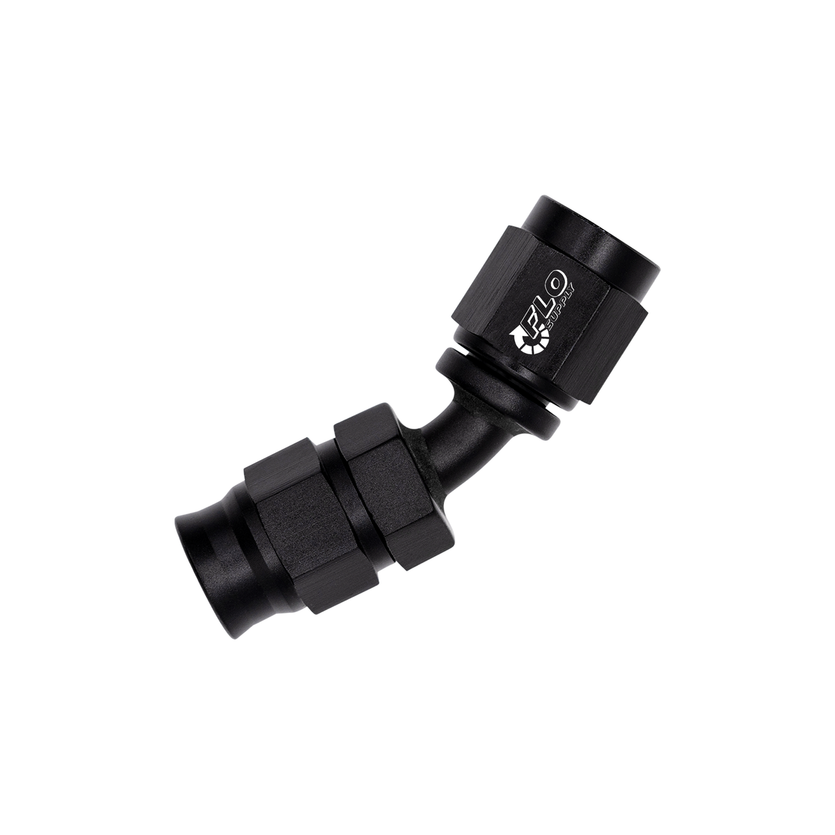Flo Supply 4AN PTFE 30 Degree Swivel Hose End