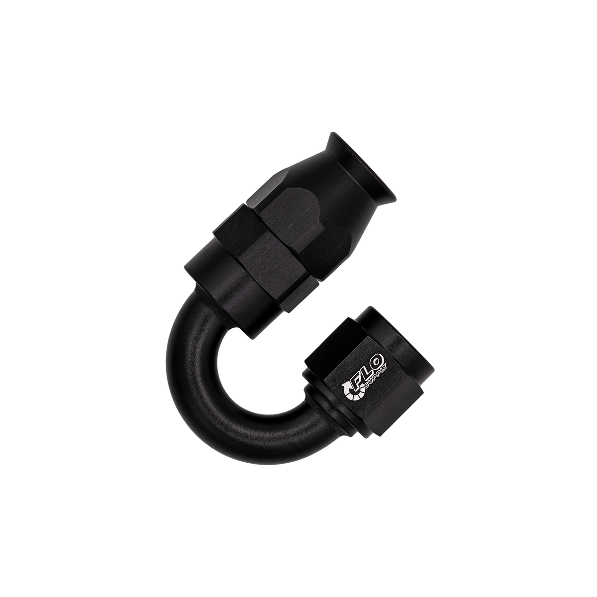 Flo Supply 8AN PTFE 180 Degree Swivel Hose End