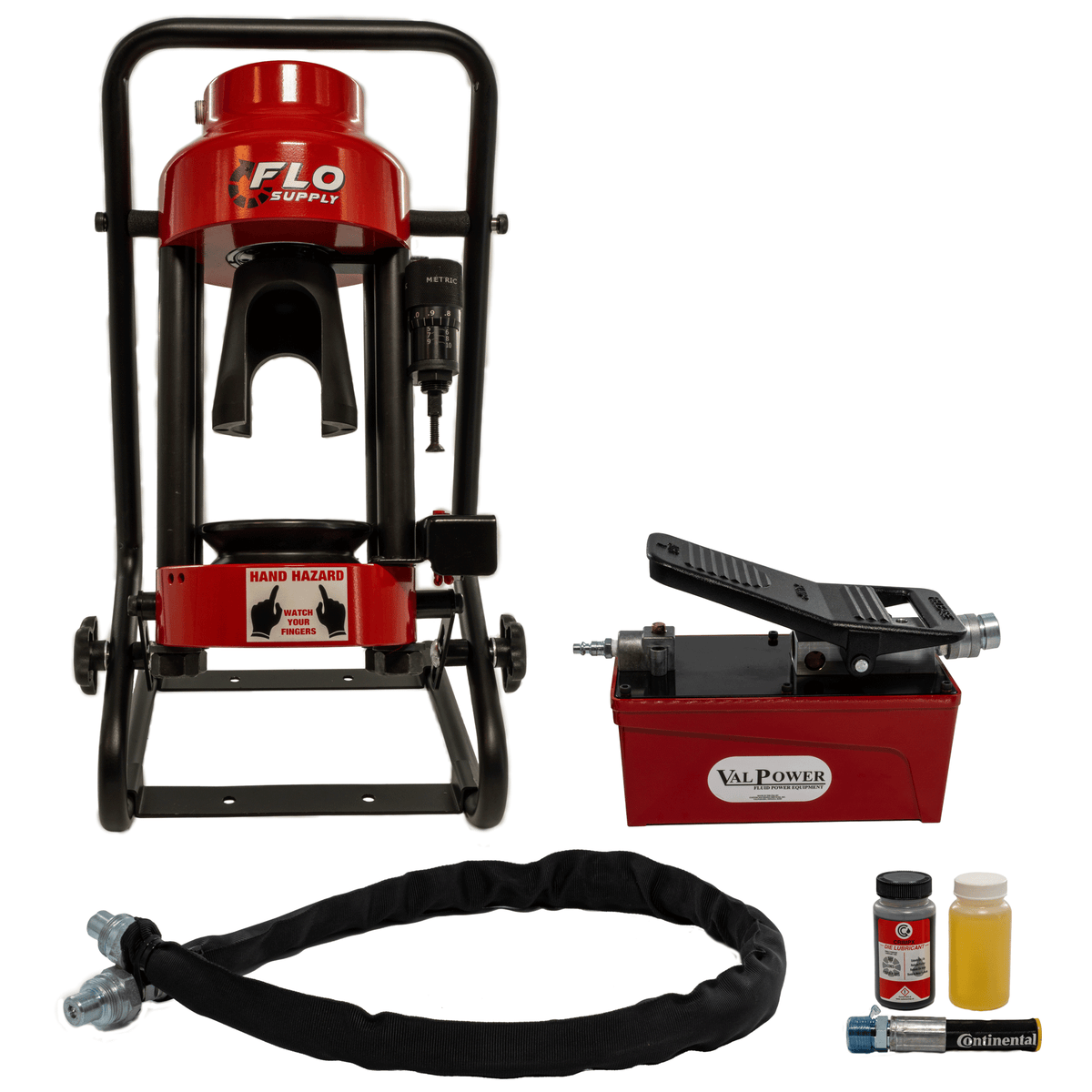 Flo Supply Pneumatic Hose End Crimp Machine