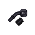 Flo Supply 16AN PTFE Crimp 45 Degree Swivel Hose End