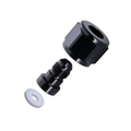 Flo Supply CO2 Bottle Valve Nut to Nipple Assembly - CGA 320 to 4AN