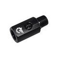 Flo Supply 1/4" NPT Male To 1/8" NPT Female Adapter With 1/8" NPT Port