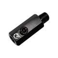 Flo Supply 1/8" NPT Male To 1/8" NPT Female Adapter With 1/8" NPT Port