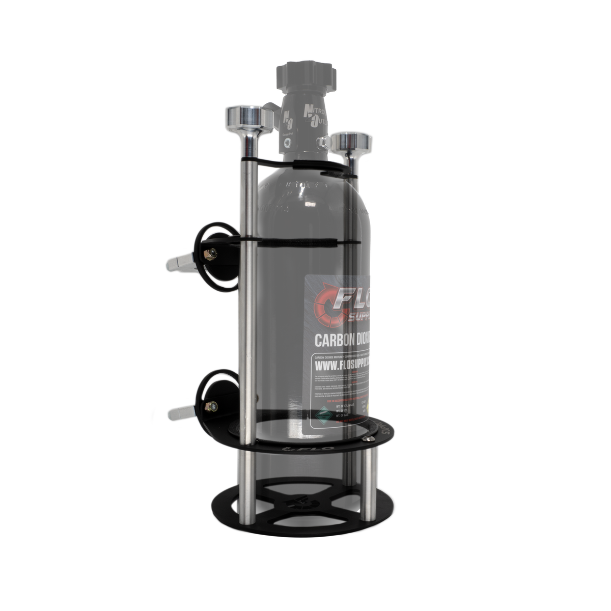 Flo Supply Race-Light Single 5lb Bottle Bracket - Roll Bar Mount-1-1/2