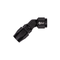 Flo Supply 12AN Cutter Forged 45 Degree Swivel Forged Hose End