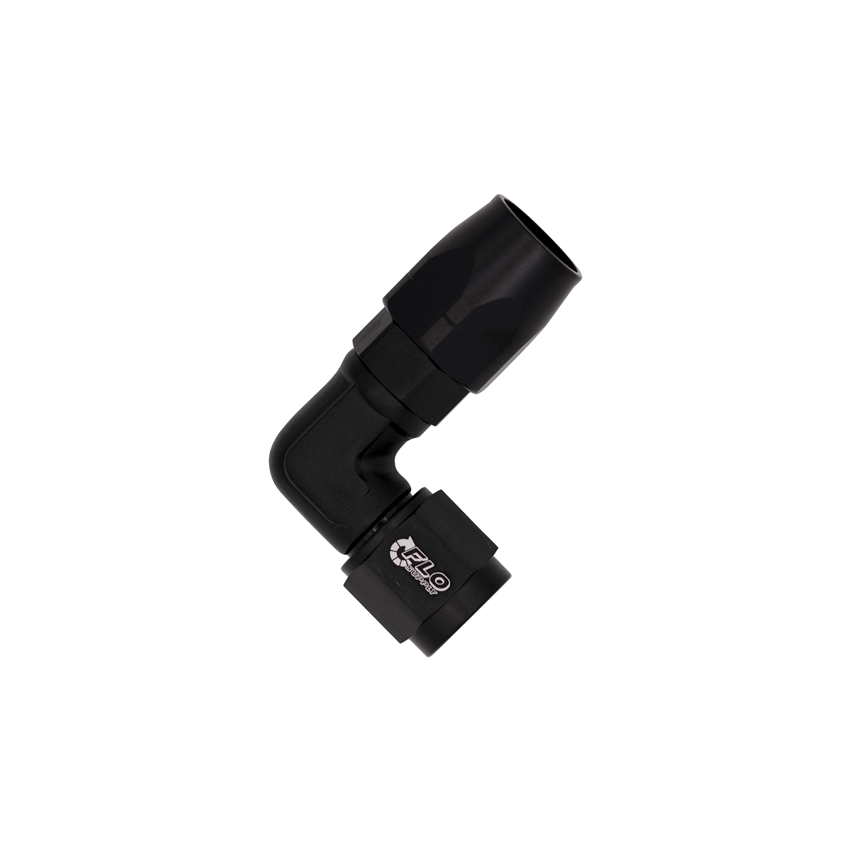 Flo Supply 8AN Cutter Forged 90 Degree Swivel Forged Hose End