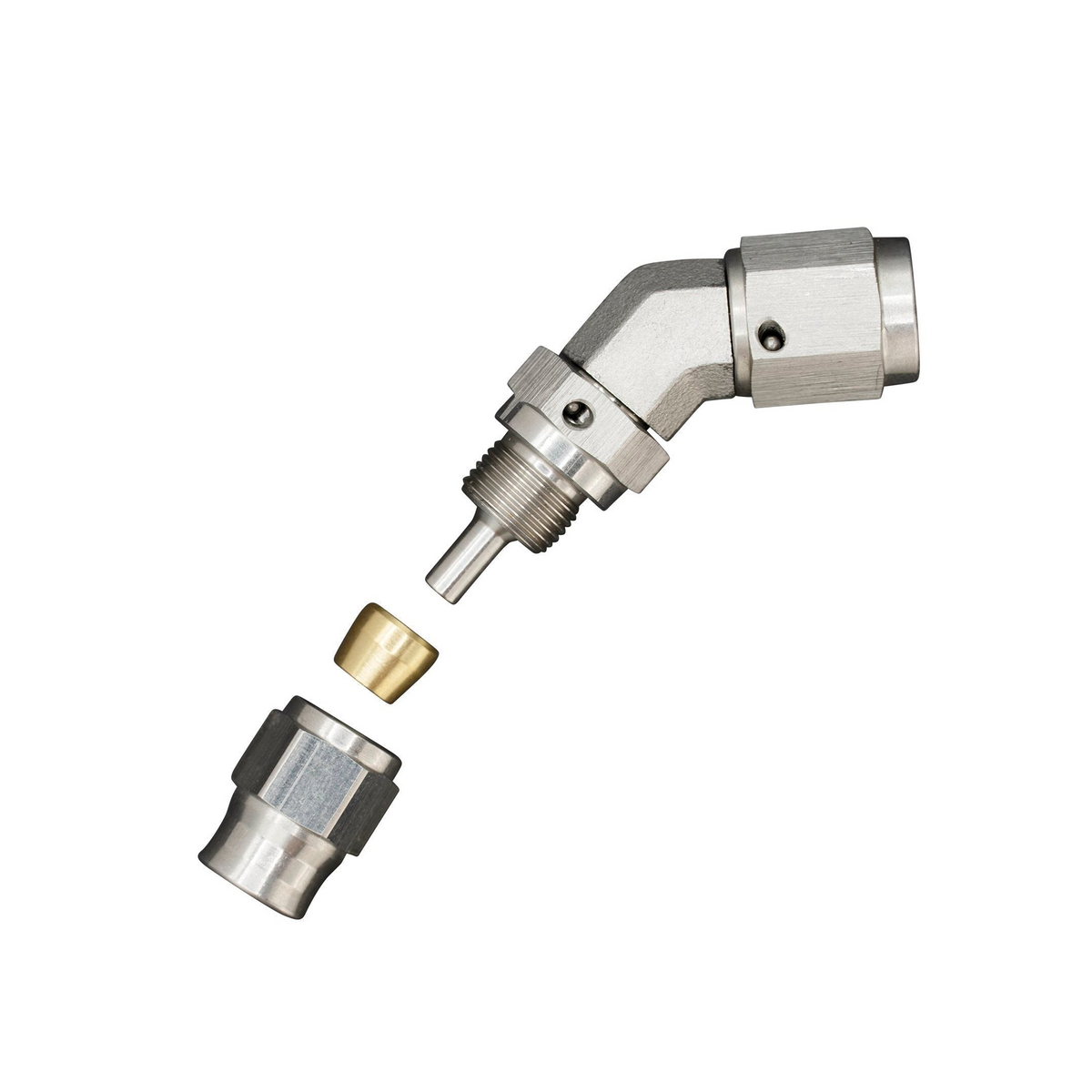Flo Supply 4AN Female 45 Degree to 4AN Hose End