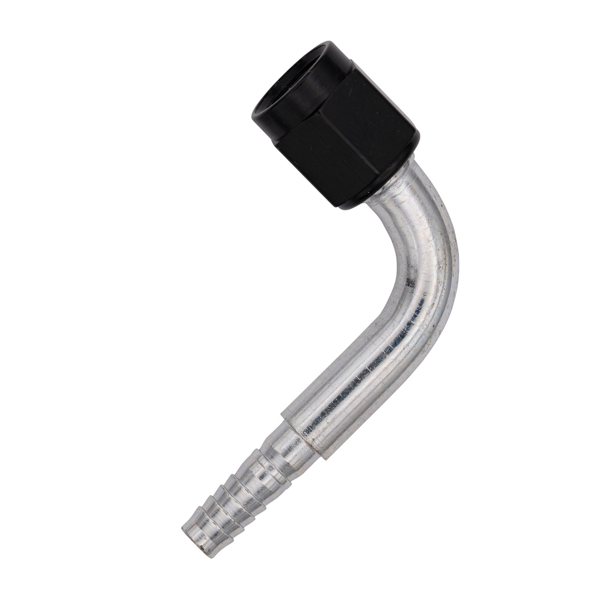 Flo Supply 8AN 90 Degree Hose End Assembly - Red B-Nut