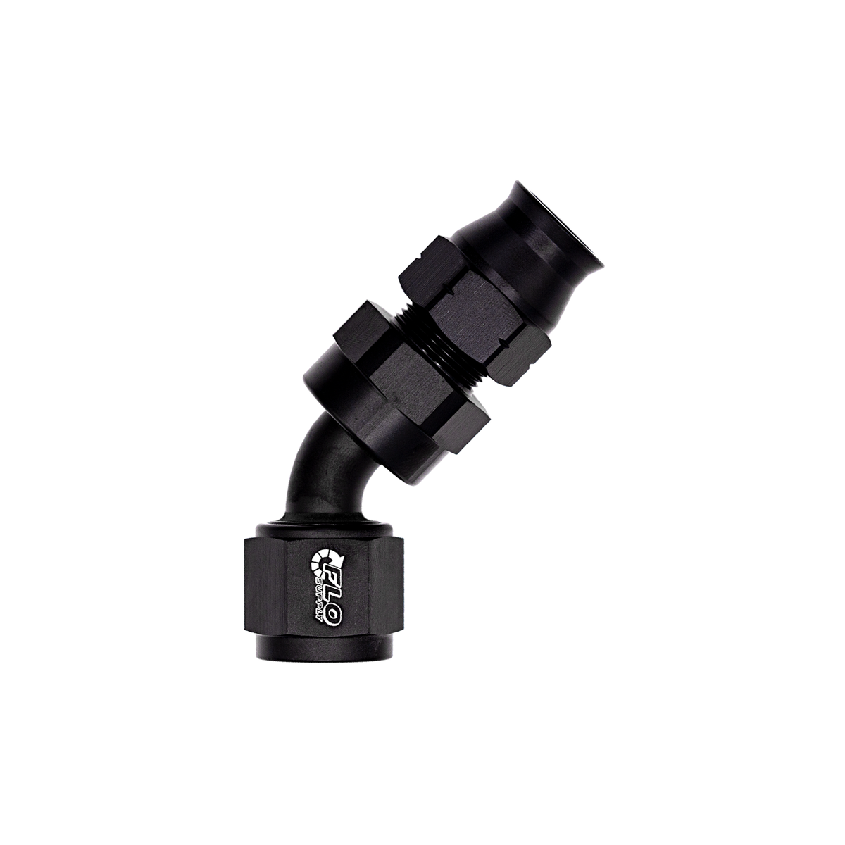 Flo Supply 1/2 " Tube 45 Degree to 8AN Female Adapter
