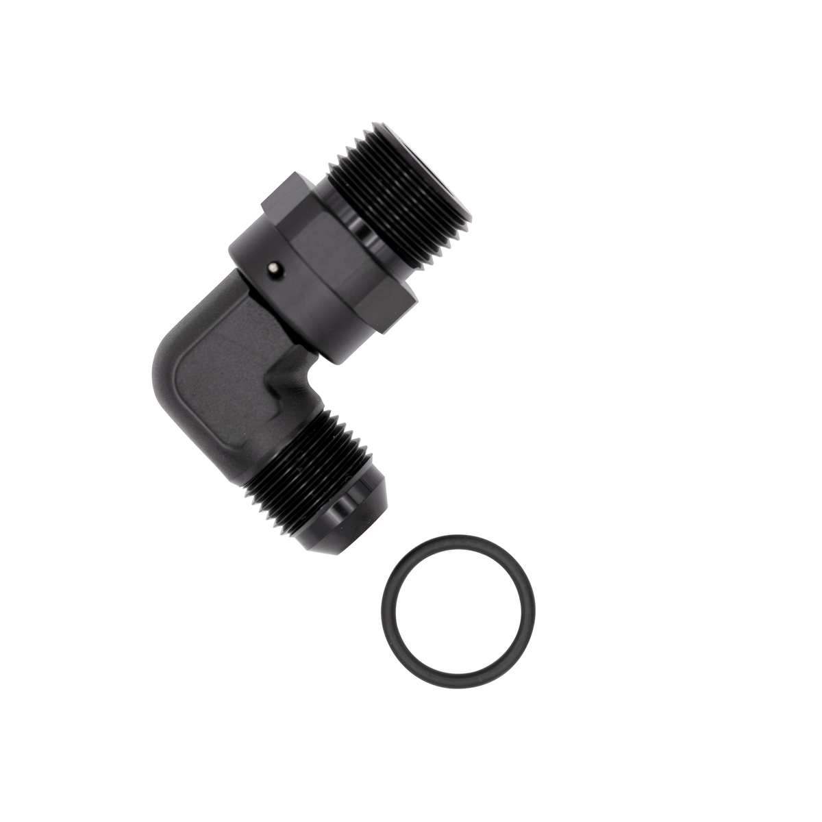 Flo Supply 12AN ORB 90 Degree Male To 12AN Male Swivel Adapter