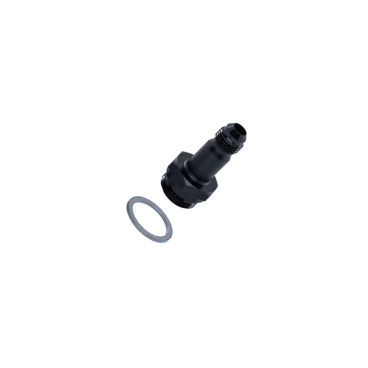 Flo Supply 7/8-20IN To 6AN Carburetor Feed Adapter - Extended Length