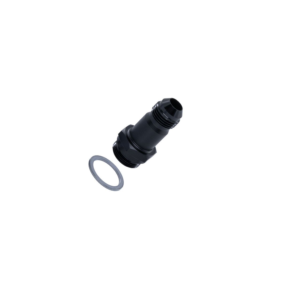 Flo Supply 7/8-20IN To 8AN Carburetor Feed Adapter - Extended length