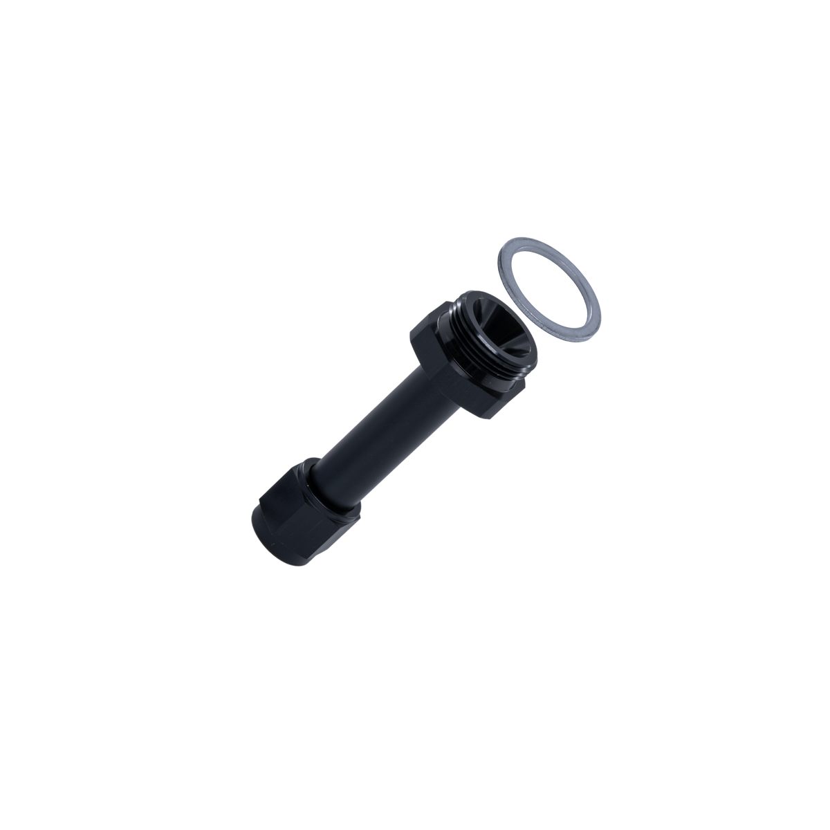 Flo Supply 7/8"-20 Male To 6AN Female Carburetor Feed Adapter - Extended length