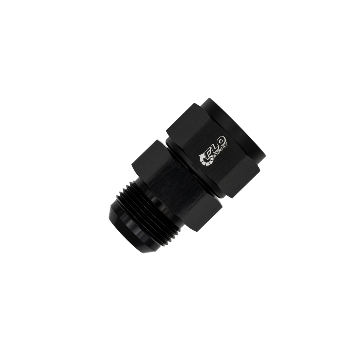 Flo Supply 16AN Female To Male Swivel Adapter Manifold with 1/4"NPT Port