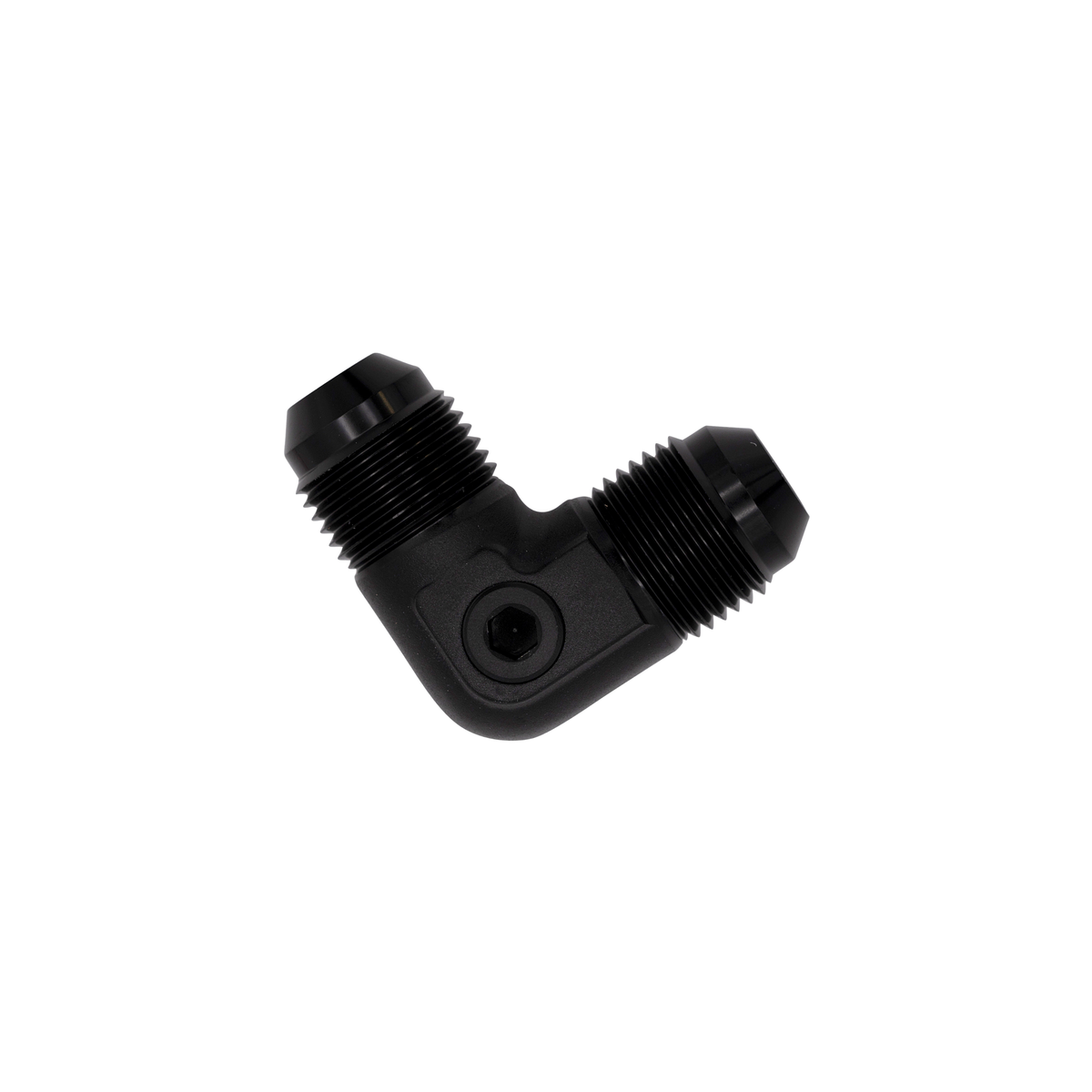 Flo Supply 6AN Male 90 Degree Union Adapter Manifold With 1/8" NPT Port