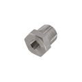 Flo Supply 3/8"NPT Male To 1/4"NPT Pipe Reducer - Raw Finish