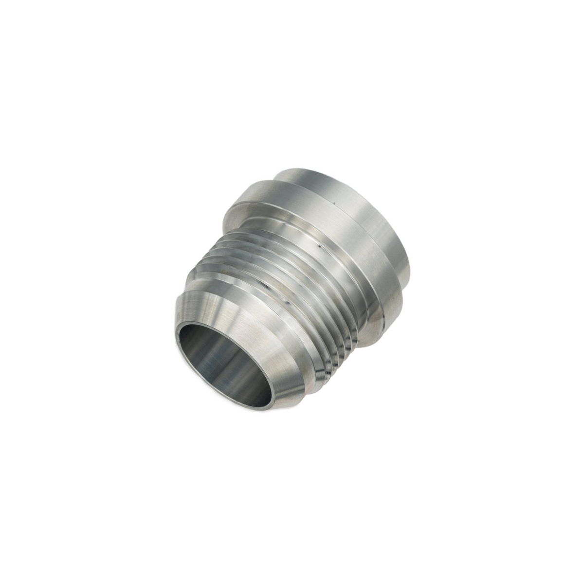 Flo Supply 16AN Weld On Aluminum Bung - 1" Weld In Tube Insert