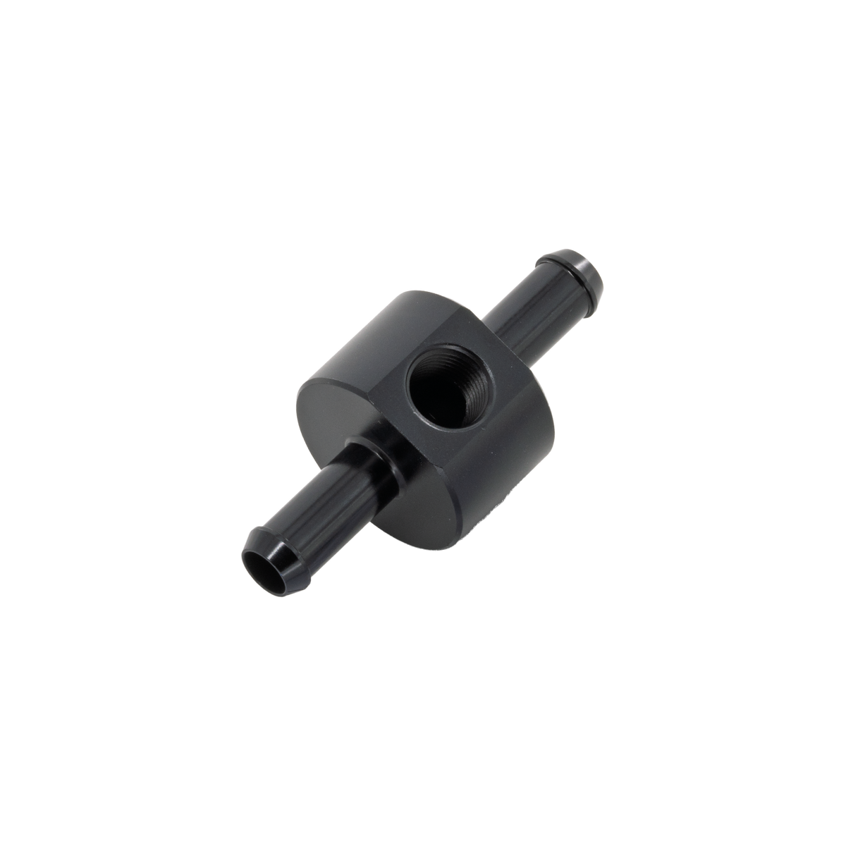 Flo Supply Inline 3/8" Hose Barb Adapter with 1/8" NPT Side Port