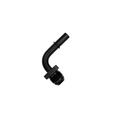 Flo Supply 8AN x 3/8" 90 Degree Spring Lock Fuel Adapter - Male/Male