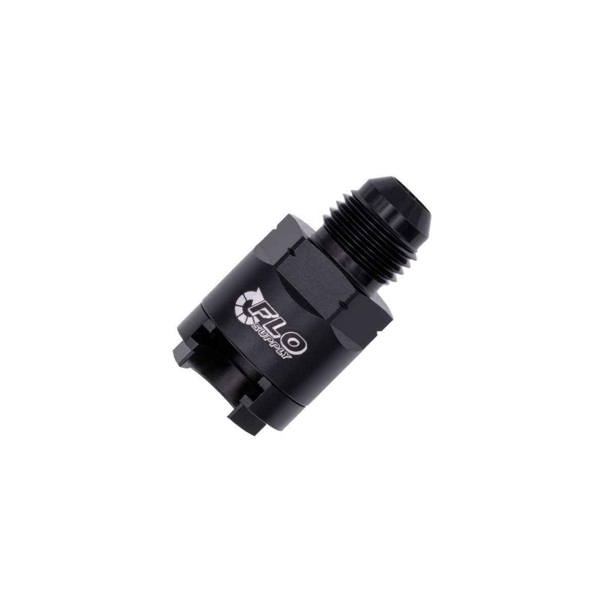 Flo Supply 6AN x 3/8" Threaded Lock Fuel Adapter - Male/Female