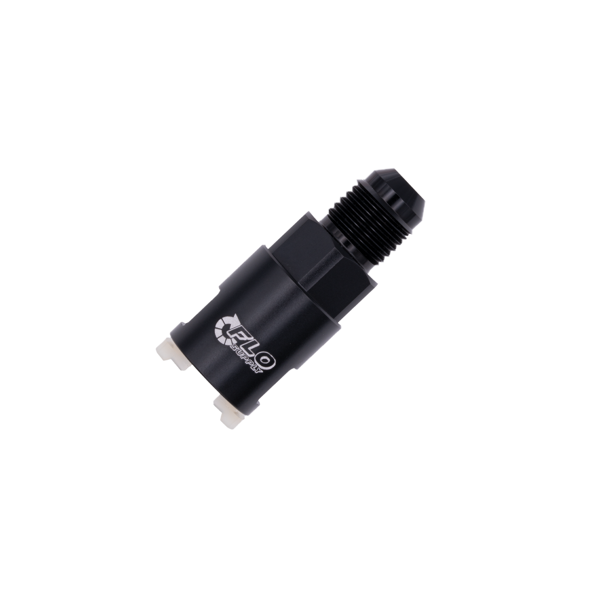 Flo Supply 6AN x 3/8" Spring Lock Fuel Adapter - Male/Female