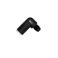 Flo Supply 6AN x 5/16" 90 Degree Spring Lock Fuel Adapter - Male/Female