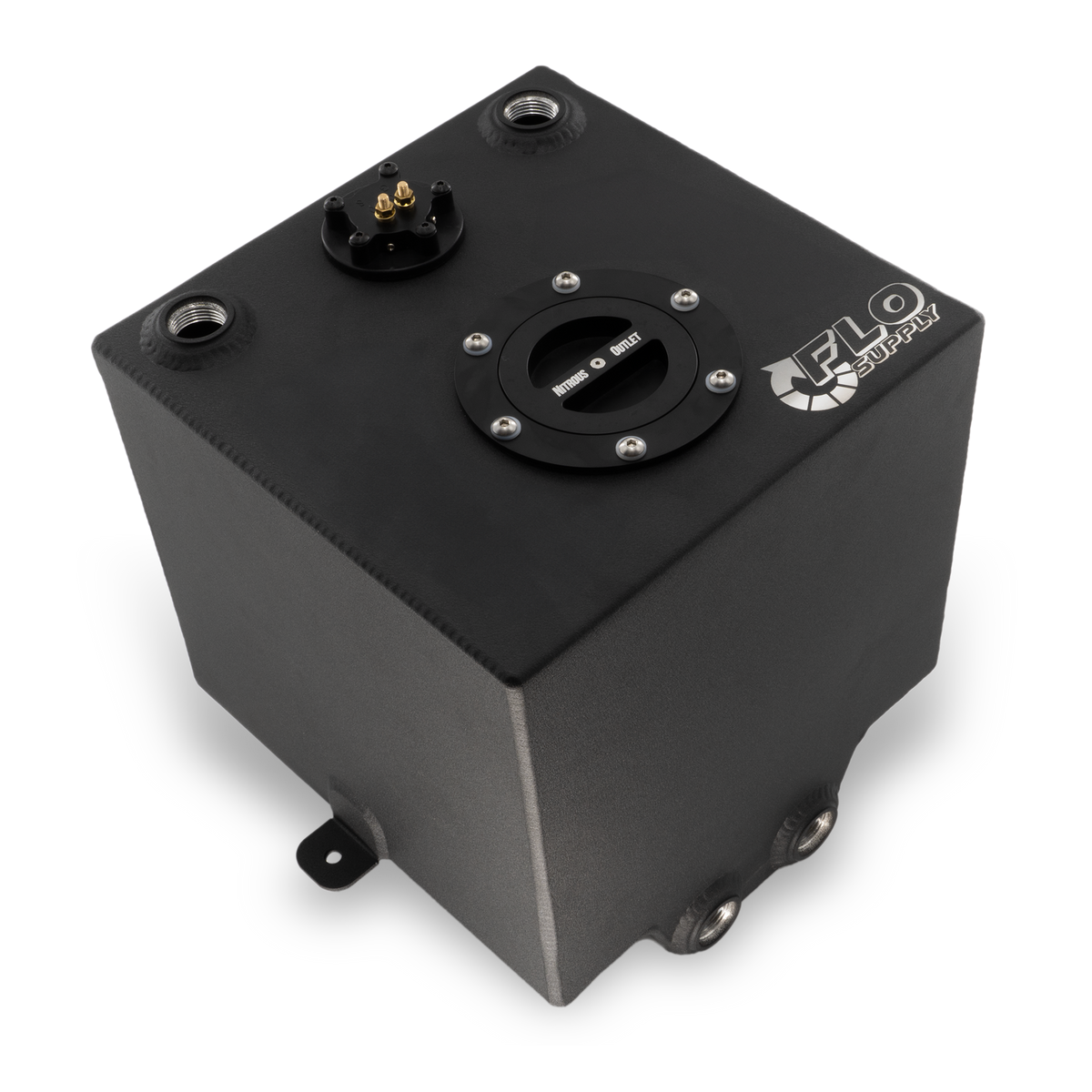 Flo Supply Universal Fuel Cell With Fuel Level Sensor - 5 Gallon/12AN Female ORB Bungs