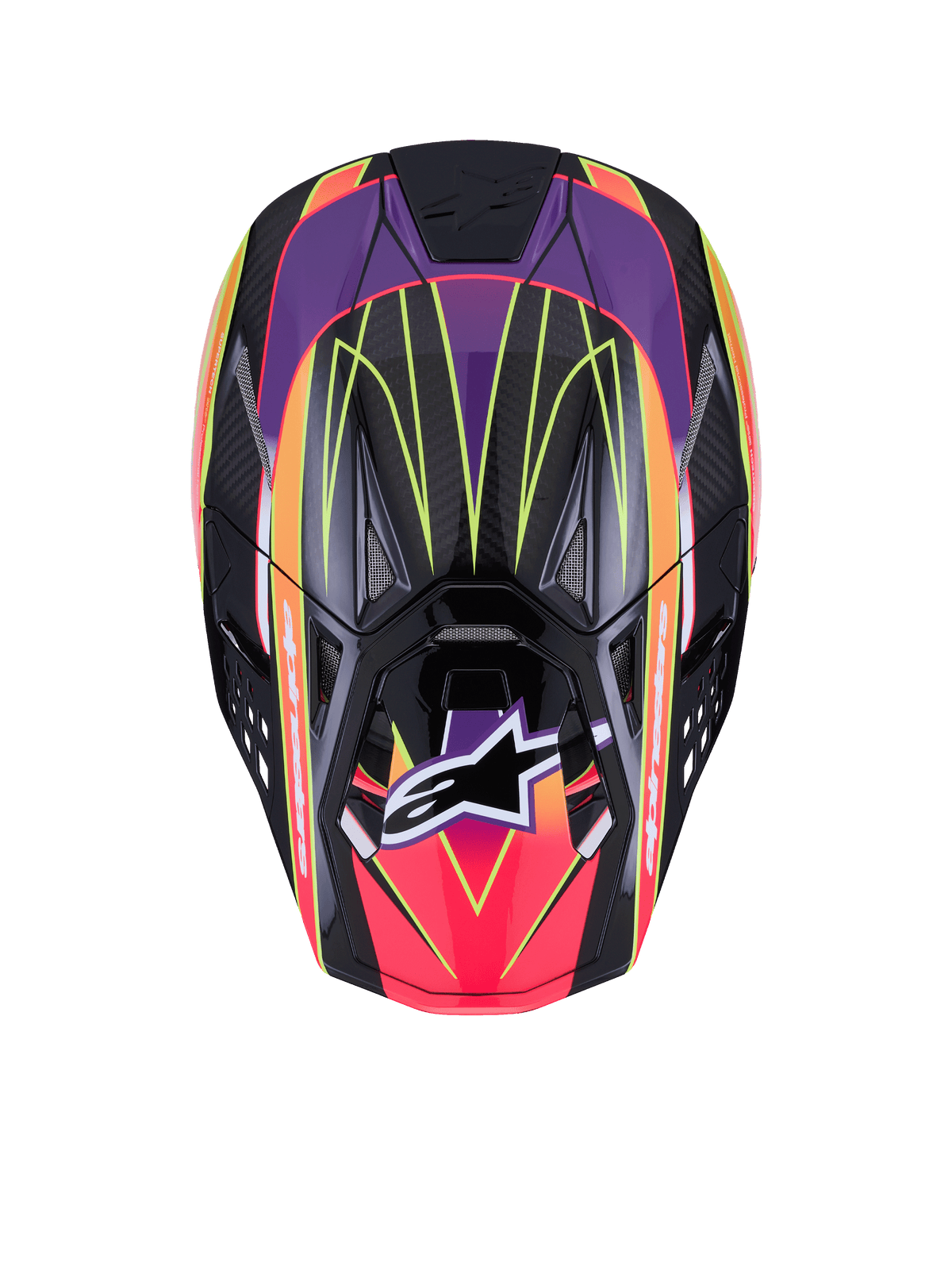 Supertech S M10 Era Helmet Pnk/Violet/Ylw Fluo Glossy Xs