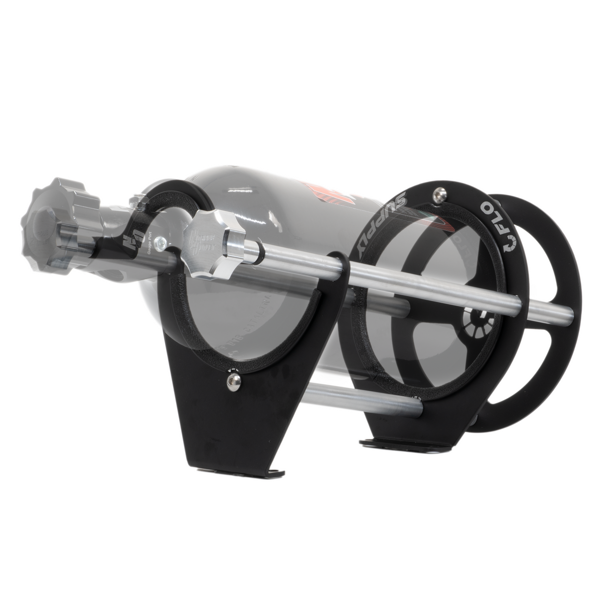 Flo Supply Race-Light Single 5lb Bottle Bracket - Horizontal