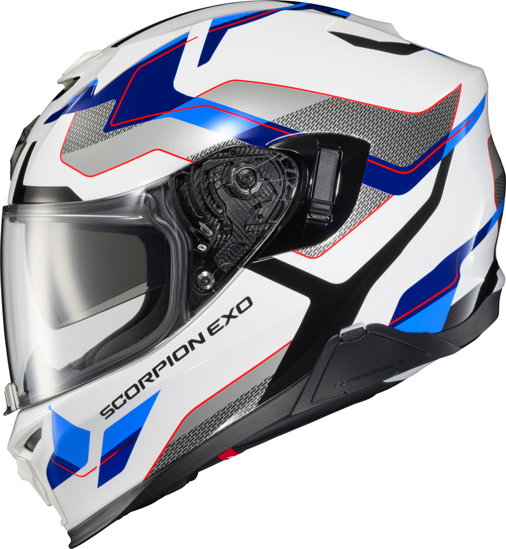 Exo T520 Full Face Helmet Zuse White/Blue Xl