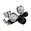 Flo Supply 2 in 1 High Flow Adjustable Pressure Regulator Assembly - (0-400psi Per Side)