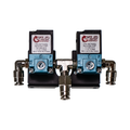 Flo Supply Dual 3-Port Boost Control Solenoid Valves with 90 Degree Bracket & Fittings