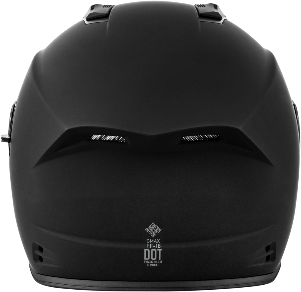 Ff 18 Solid Helmets Matte Black 3x